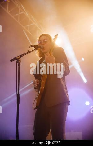 Newquay, Cornwall, Royaume-Uni. 14th août 2022. The Rills, spectacle au Boardmasters Festival 2022. Crédit : Sam Hardwick/Alamy. Banque D'Images