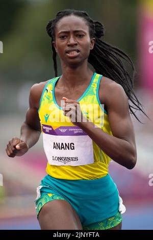 NAA Anang, de l’Australie, en compétition dans les épreuves féminines de 100m aux Jeux du Commonwealth au stade Alexander, à Birmingham, en Angleterre, le 2nd août 2022. Banque D'Images