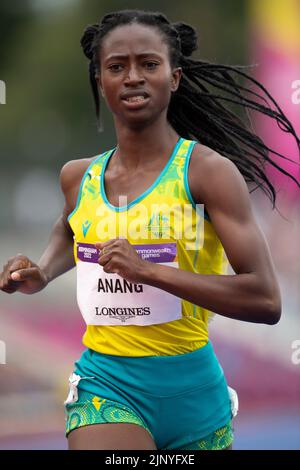 NAA Anang, de l’Australie, en compétition dans les épreuves féminines de 100m aux Jeux du Commonwealth au stade Alexander, à Birmingham, en Angleterre, le 2nd août 2022. Banque D'Images