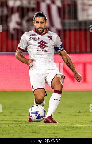 Monza, Italie. 13th août 2022. Championnat italien de football Seriea 2022-23. Monza VS Torino 1-2. Ricardo Rodriguez, Milan. - Photo par Cristiano BARNI/ATP images (BARNI Cristiano/ATP/SPP) Credit: SPP Sport Press photo. /Alamy Live News Banque D'Images