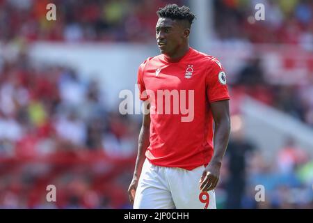 Taiwo Awoniyi #9 de la forêt de Nottingham pendant le match Banque D'Images