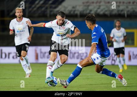 Stade Mario Rigamonti, Brescia, Italie, 14 août 2022, Simone Mazzocchi (FC Sudtirol) pendant Brescia Calcio vs FC Sudtirol - Italie football Serie Banque D'Images