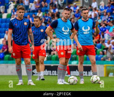 Linfield vs Portatown, Windsor Park Belfast, dimanche 14th août 2022 Banque D'Images