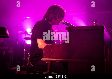 Copenhague, Danemark. 14th août 2022. Le groupe de rock indépendant américain Bright Eyes donne un concert à VEGA à Copenhague. Ici, le chanteur et musicien Conor Oberst est vu en direct sur scène. (Crédit photo : Gonzales photo/Alamy Live News Banque D'Images