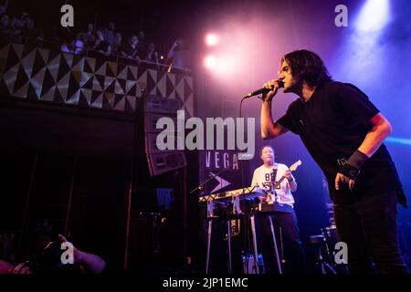 Copenhague, Danemark. 14th août 2022. Le groupe de rock indépendant américain Bright Eyes donne un concert à VEGA à Copenhague. Ici, le chanteur et musicien Conor Oberst est vu en direct sur scène. (Crédit photo : Gonzales photo/Alamy Live News Banque D'Images