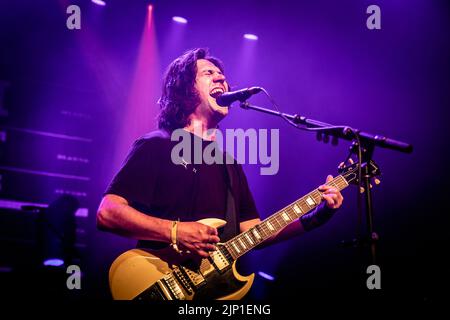 Copenhague, Danemark. 14th août 2022. Le groupe de rock indépendant américain Bright Eyes donne un concert à VEGA à Copenhague. Ici, le chanteur et musicien Conor Oberst est vu en direct sur scène. (Crédit photo : Gonzales photo/Alamy Live News Banque D'Images