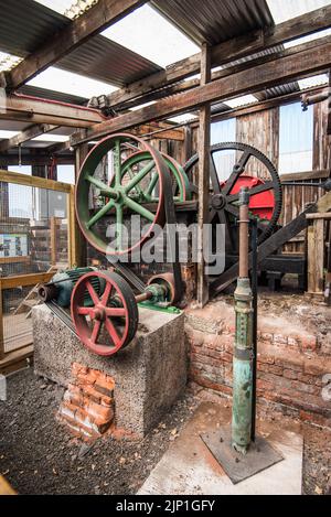 Moteur de travail pour la configuration du type d'âne de nodule à Lion Salt Works, Lion Salt Works Ollershaw Lane, Marston, Northwich, Cheshire CW9 6ES, Banque D'Images