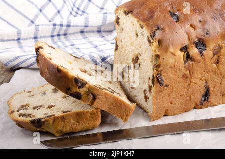pain aux raisins secs, pains aux raisins secs Banque D'Images