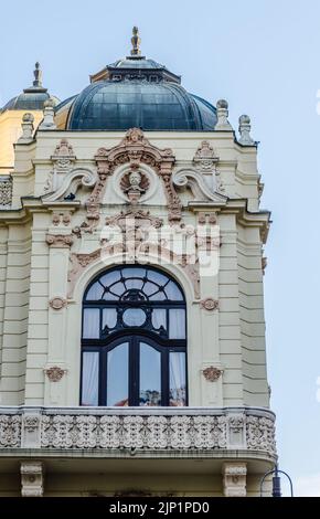 Pecs, Hongrie - 06 octobre 2018: Théâtre de la ville de Pecs, Hongrie Banque D'Images