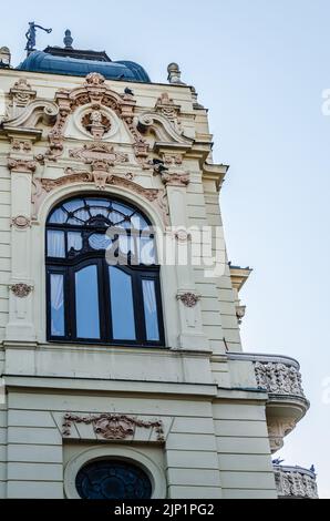 Pecs, Hongrie - 06 octobre 2018: Théâtre de la ville de Pecs, Hongrie Banque D'Images