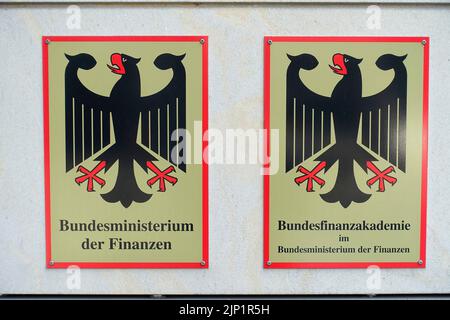 Federal Finance Academy, Bundesministerium der Finanzen, Berlin, Allemagne Banque D'Images