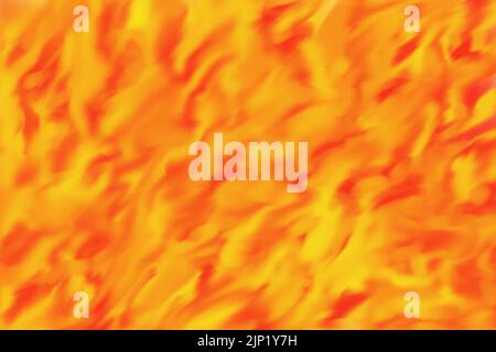 Arrière-plan rouge, jaune et orange feu Flames Banque D'Images