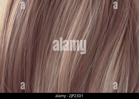 Texture curly brune gros plan. Arrière-plan brun clair. Banque D'Images