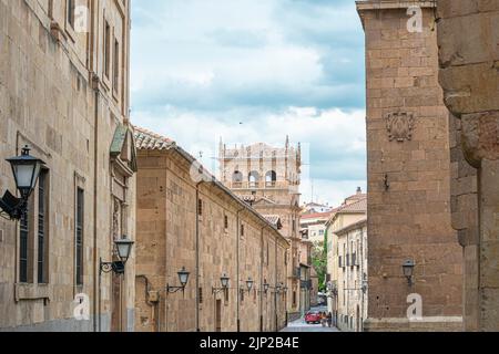 Le quartier de la Calle de la Compania à Salamanque, Espagne Banque D'Images