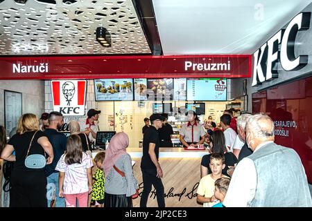 Le premier restaurant KFC à Sarajevo a ouvert ses portes aujourd'hui Banque D'Images