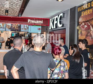 Le premier restaurant KFC à Sarajevo a ouvert ses portes aujourd'hui Banque D'Images