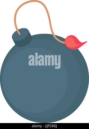 icône bombe isolée Illustration de Vecteur