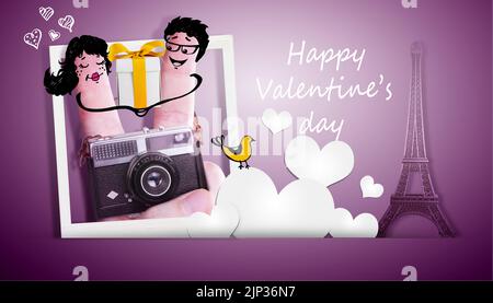 vacances, paris, bonne saint valentin, vacances, saint valentin, saint-valentin Banque D'Images