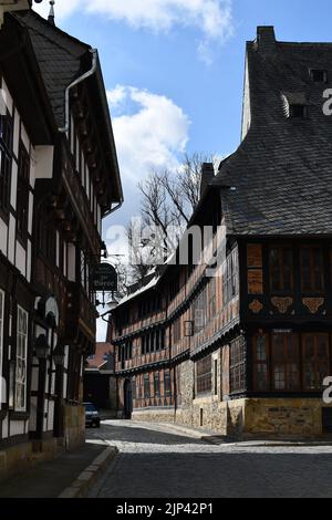 La maison ancestrale de la famille d'entrepreneurs Siemens à Goslar, en Allemagne Banque D'Images