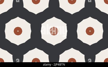 Pour créer un motif sans couture, un arrière-plan sans couture et un arrière-plan géométrique Illustration de Vecteur