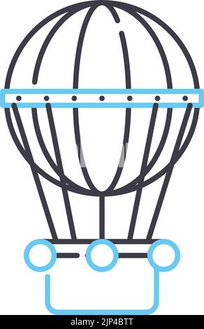 icône de ligne de bulle, symbole de contour, illustration vectorielle, signe de concept Illustration de Vecteur