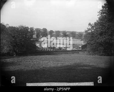 Le jardin de la cuisine de Plas Coed-coch, Betws-yn-Rhos Banque D'Images