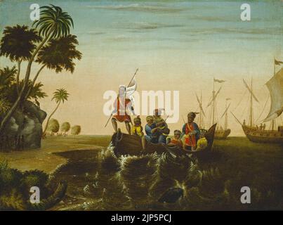 Le débarquement de Colomb G-001958-20111116 Banque D'Images