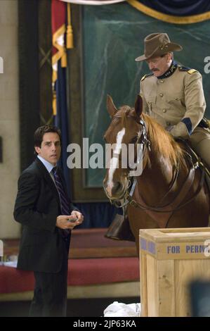 BEN Stiller, Robin Williams, NUIT AU MUSÉE : LA BATAILLE DU Smithsonian, 2009 Banque D'Images