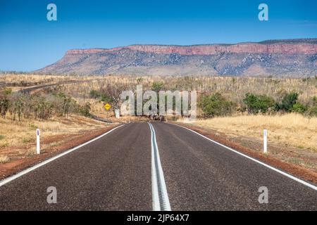 Chaîne de Cockburn de la partie étanche est de la route de la rivière Gibb, East Kimberley Banque D'Images