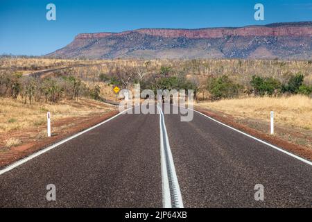 Chaîne de Cockburn de la partie étanche est de la route de la rivière Gibb, East Kimberley Banque D'Images