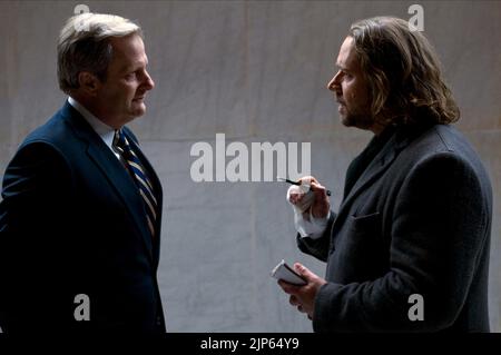 JEFF DANIELS, Russell Crowe, STATE OF PLAY, 2009 Banque D'Images