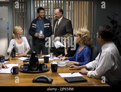 KATHERINE HEIGL, GERARD BUTLER, NICK SEARCY, BREE TURNER, Cheryl Hines, John Michael Higgins, LA VÉRITÉ LAIDE, 2009 Banque D'Images