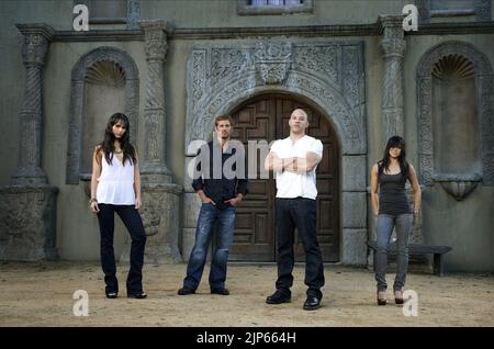 JORDANA BREWSTER, PAUL WALKER, VIN DIESEL, Michelle Rodriguez, rapide et furieux, 2009 Banque D'Images