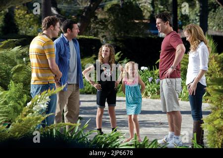 SETH ROGEN, ADAM SANDLER, MAUDE APATOW, IRIS APATOW, LESLIE MANN, Eric Bana, Funny People, 2009 Banque D'Images