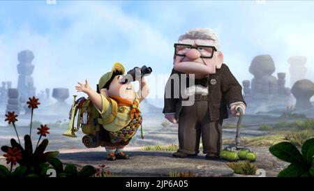 RUSSELL, Carl Fredricksen, haut, 2009 Banque D'Images