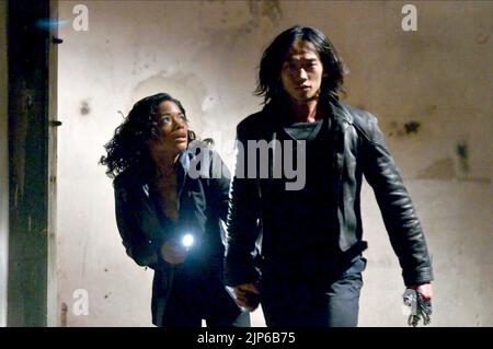 NAOMIE HARRIS, pluie, NINJA ASSASSIN, 2009 Banque D'Images