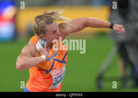 Jessica Schilder (pays-Bas, Médaille d'or). Tir mis. Championnats d'Europe Munich 2022 Banque D'Images