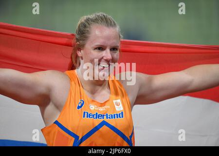 Jessica Schilder (pays-Bas, Médaille d'or). Tir mis. Championnats d'Europe Munich 2022 Banque D'Images