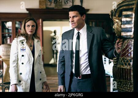 DESCHANEL,BOREANAZ, OS : SAISON 5, 2009 Banque D'Images