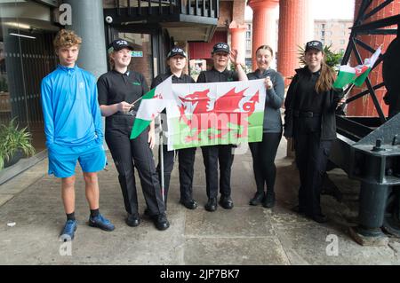 Non exclusif: Le chef de police de Merseyside, Serena Kennedy, a défié trois autres forces à prendre en mer pour une course de yacht plus tard Banque D'Images