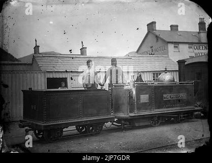 Le moteur de la locomotive Princess, Ffestiniog Railway Banque D'Images