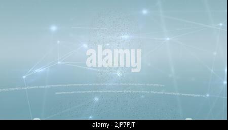 Image du traitement des données sur le réseau de connexions Banque D'Images Image du traitement des données sur le réseau de connexions Banque D'Images