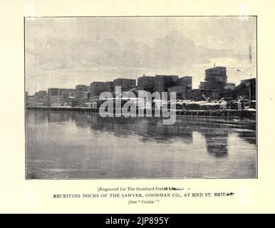 Sawyer - Goodman Co. Reçoit des Docks à 22nd rue du livre Chicago, la merveilleuse ville de l'Ouest : une histoire, une encyclopédie et un guide : 1893 : illustré par John Joseph Flinn, éditeur de Chicago : Flinn & Sheppard Banque D'Images