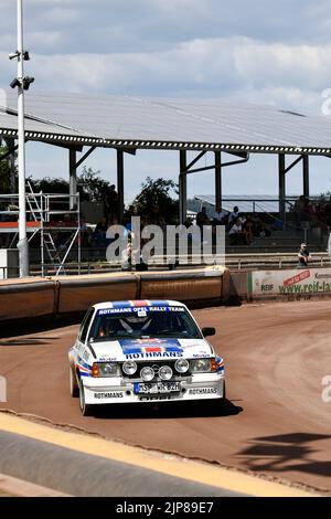 Olympia Rallye 72, 72´, 1972, 50 ans de renouveau, 50 ans, 22, 2022, course, rallye, voitures, Oldtimer, Vintage, Opel Ascona B. Banque D'Images