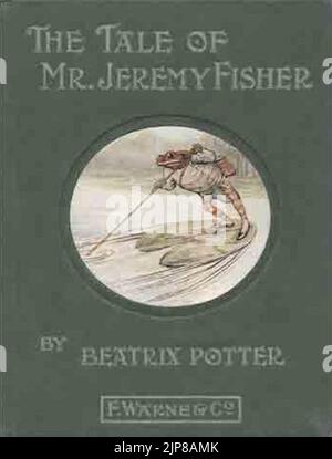 L'histoire de M. Jeremy Fisher première édition couvrir Banque D'Images