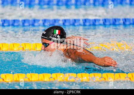 ROME, ITALIE - AOÛT 16: Ilaria Cusinato d'Italie pendant le papillon féminin 200m à l'Aquatics européen Roma 2022 au Stadio del Nuoto on 16 août 2022 à Rome, Italie (photo de Nikola Krstic/Orange Pictures) Banque D'Images