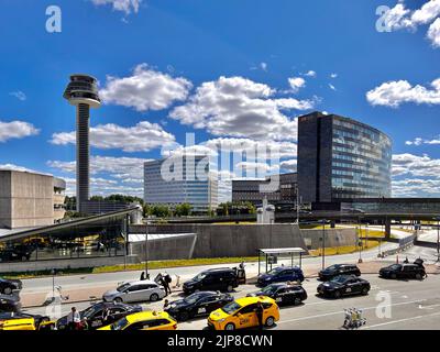 Aéroport de Stockholm Arlanda l'aéroport de Stockholm Arlanda (IATA: ARN, OACI: ESSA) est un aéroport international situé dans la municipalité de Sigtuna en Suède, Banque D'Images