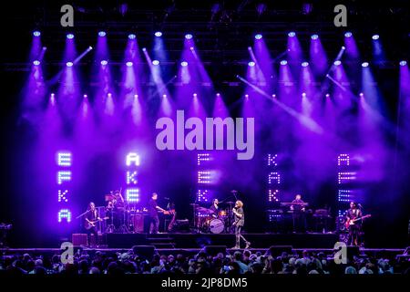 Simply Red se déroulant au stade Eirias à Colwyn Bay le 14th août 2022 Banque D'Images