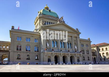 Le Palais fédéral est un bâtiment à Berne qui abrite l'Assemblée fédérale suisse Banque D'Images