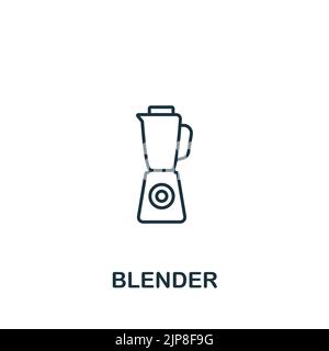 Icône blender. Icône Line simple pour les modèles, la conception Web et les infographies Illustration de Vecteur